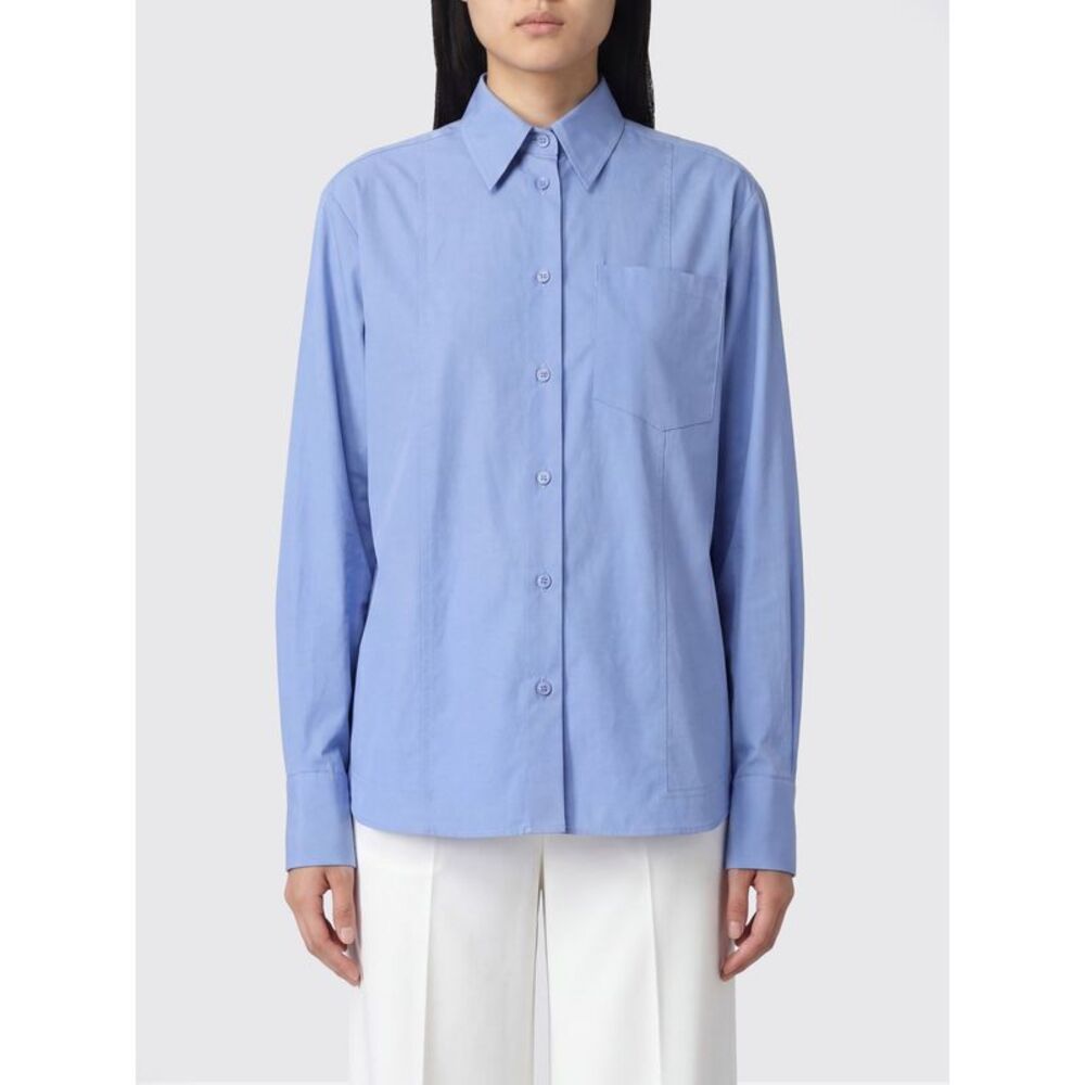 Semicouture Shirt Woman Gnawed Blue